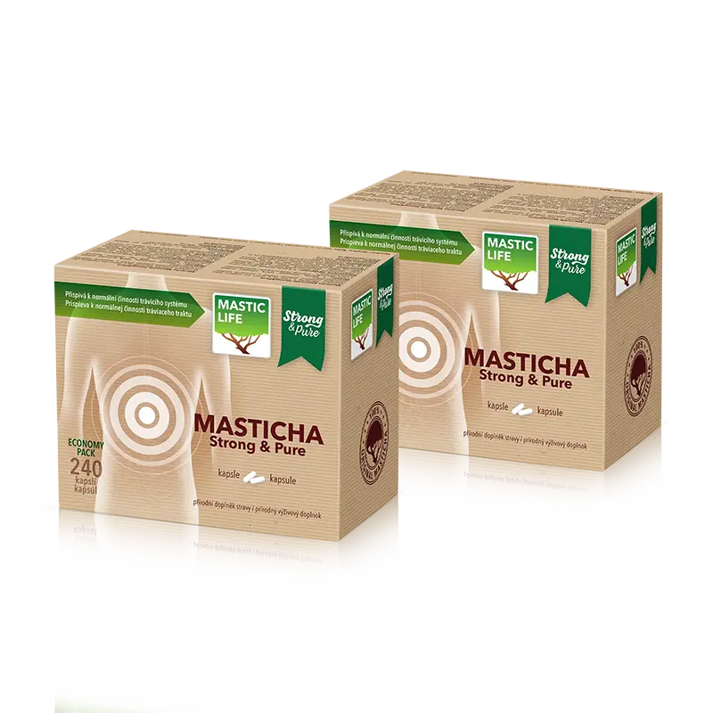 Masticha Strong&Pure Economy Double Pack (480 kapsúl) Masticlife