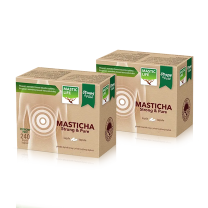 Masticha Strong&Pure Economy Double Pack (480 kapsúl) Masticlife