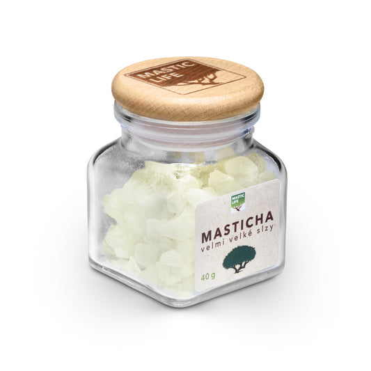 Mastichové slzy limitovaná edícia , veľmi veľké kryštály (40 g)