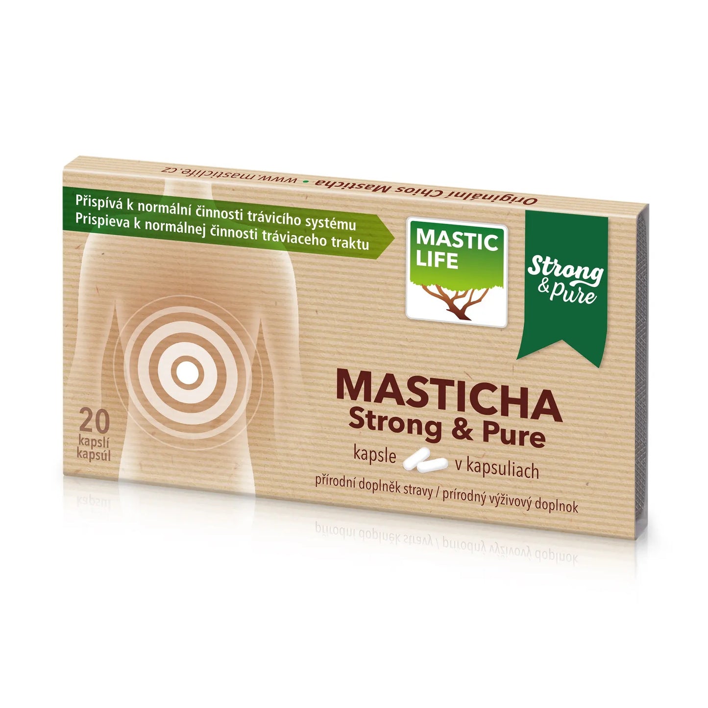 Masticha Strong&Pure Mini Pack (20 kapsúl) Masticlife side