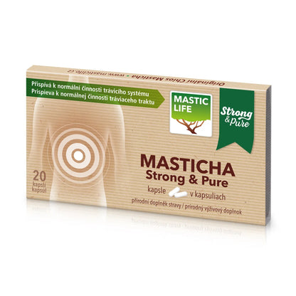 Masticha Strong&Pure Mini Pack (20 kapsúl) Masticlife side