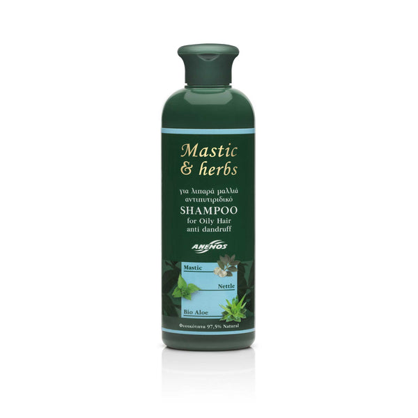 Šampón proti lupinám na mastné vlasy 300 ml Mastic&herbs