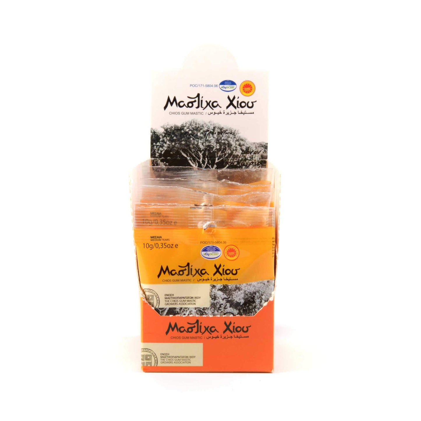 Masticha krystaly střední surová pryskyřice