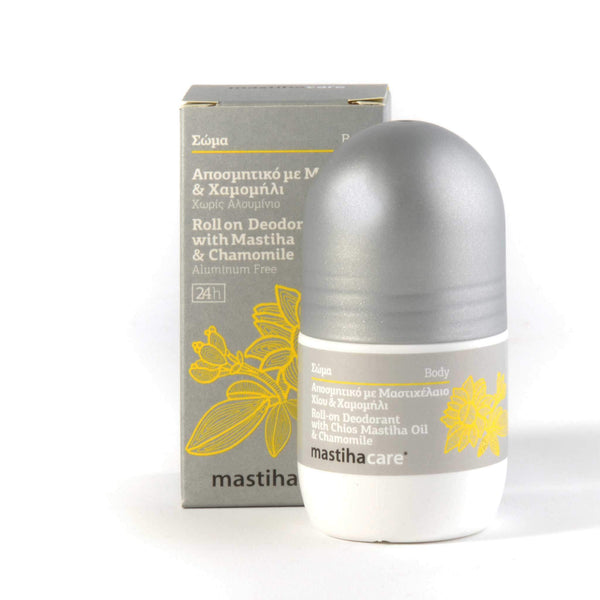 Deodorant s mastichou a harmančekom